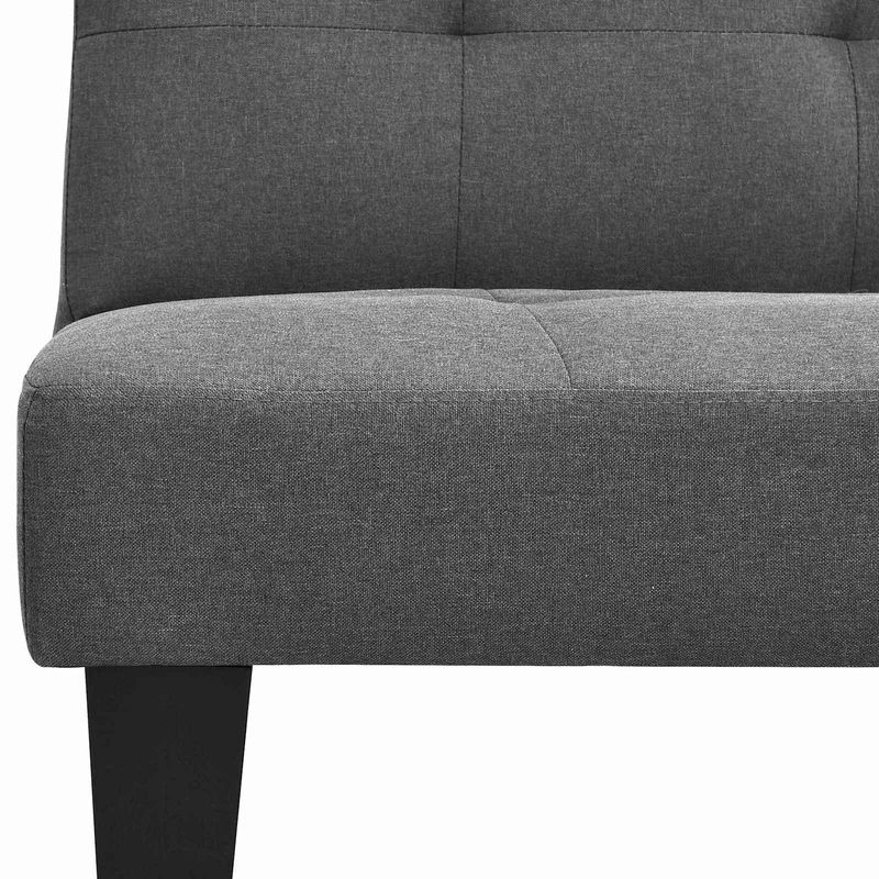 Casa si Gradina - Mobilier - Canapele si coltare - Canapele - Canapele pat Gri deschis 162 x 88 x 36 cm tesatura - Infinity.ro