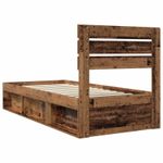 Casa si Gradina - Mobilier - Paturi si accesorii - Paturi - Cadru de pat Lemn vechi 100 x 200 cm Lemn de pin masiv - Infinity.ro