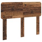 Casa si Gradina - Mobilier - Paturi si accesorii - Paturi - Cadru de pat cu headboard Lemn vechi 135 x 190 cm Lemn compozit - Infinity.ro