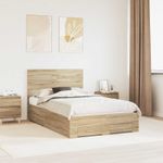 Casa si Gradina - Mobilier - Paturi si accesorii - Paturi - Cadru de pat cu sertar cu headboard cu depozitare Lemn compozit - Infinity.ro