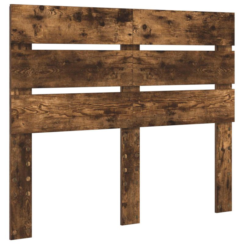 Casa si Gradina - Mobilier - Paturi si accesorii - Paturi - Cadru de pat Stejar fumuriu 120 x 190 cm Lemn de pin masiv - Infinity.ro