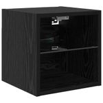 Casa si Gradina - Mobilier - Comode si corpuri - Comode - Unitati pentru Pereti de TV 6 pcs Stejar Negru Lemn compozit - Infinity.ro