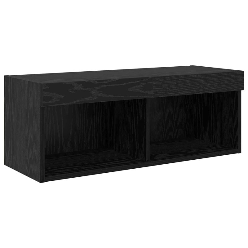 Casa si Gradina - Mobilier - Comode si corpuri - Comode - Unitati pentru Pereti de TV 6 pcs Stejar Negru Lemn compozit - Infinity.ro