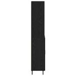 Casa si Gradina - Mobilier - Comode si corpuri - Corpuri bucatarie - Bufet Stejar Negru 69,5 x 34 x 180 cm - Infinity.ro