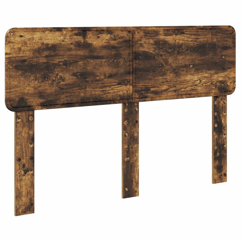 Casa si Gradina - Mobilier - Paturi si accesorii - Paturi - Cadru de pat Stejar fumuriu 140 x 190 cm Lemn compozit - Infinity.ro