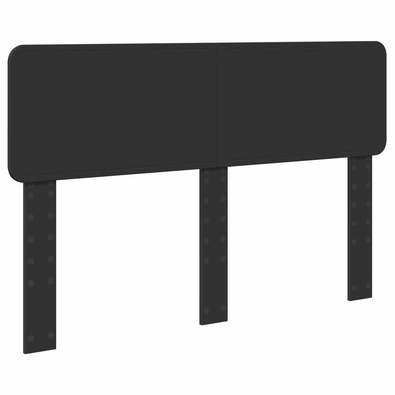 Casa si Gradina - Mobilier - Paturi si accesorii - Paturi - Cadru de pat cu headboard Negru 150 x 200 cm Lemn de pin masiv - Infinity.ro
