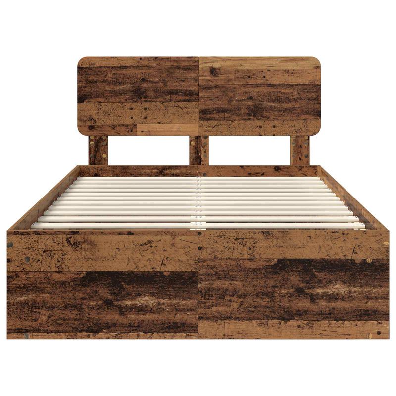 Casa si Gradina - Mobilier - Paturi si accesorii - Paturi - Cadru de pat Lemn vechi 120 x 200 cm Lemn de pin masiv - Infinity.ro