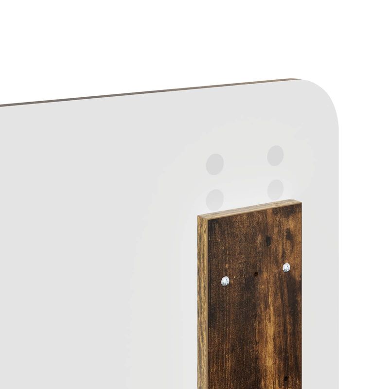 Casa si Gradina - Mobilier - Paturi si accesorii - Paturi - Cadru de pat Stejar fumuriu 180 x 200 cm Lemn de pin masiv - Infinity.ro