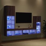 Casa si Gradina - Mobilier - Comode si corpuri - Comode - Unitati pentru Pereti de TV Pe perete 4 pcs Stejar Artizanal - Infinity.ro