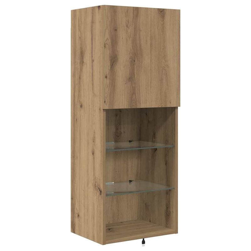 Casa si Gradina - Mobilier - Comode si corpuri - Comode - Unitati pentru Pereti de TV Pe perete 4 pcs Stejar Artizanal - Infinity.ro