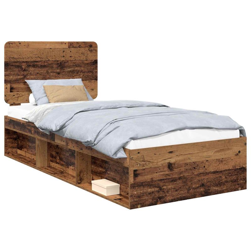 Casa si Gradina - Mobilier - Paturi si accesorii - Paturi - Cadru de pat Lemn vechi 100 x 200 cm Lemn de pin masiv - Infinity.ro