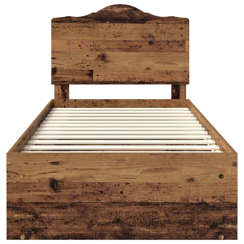 Casa si Gradina - Mobilier - Paturi si accesorii - Paturi - Cadru de pat Lemn vechi 90 x 200 cm Lemn de pin masiv - Infinity.ro