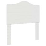 Casa si Gradina - Mobilier - Paturi si accesorii - Paturi - Cadru de pat cu headboard Alb 90 x 190 cm Lemn de pin masiv - Infinity.ro