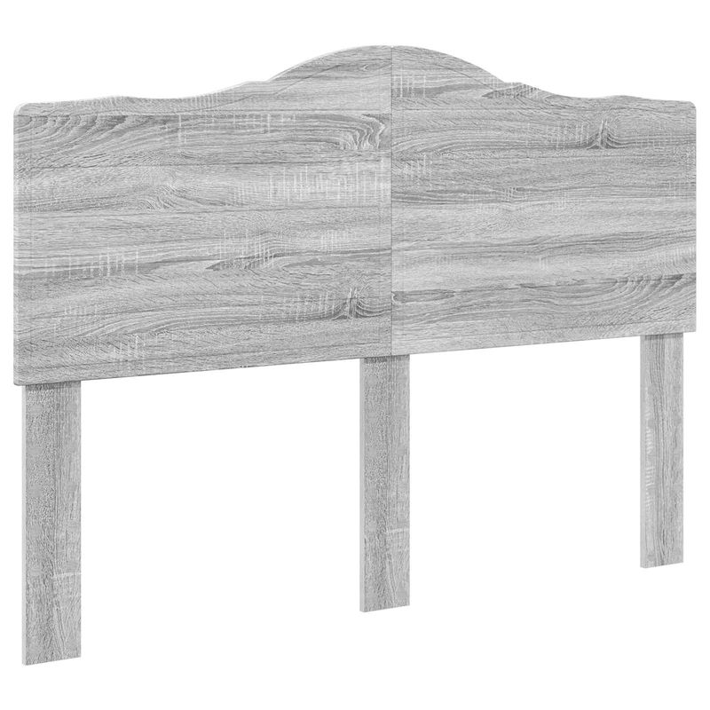 Casa si Gradina - Mobilier - Paturi si accesorii - Paturi - Cadru de pat cu headboard Gri Sonoma 140 x 190 cm Lemn compozit - Infinity.ro
