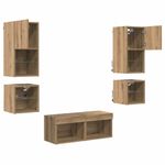 Casa si Gradina - Mobilier - Comode si corpuri - Comode - Unitati pentru Pereti de TV 8 pcs Stejar Artizanal - Infinity.ro