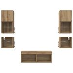 Casa si Gradina - Mobilier - Comode si corpuri - Comode - Unitati pentru Pereti de TV 8 pcs Stejar Artizanal - Infinity.ro