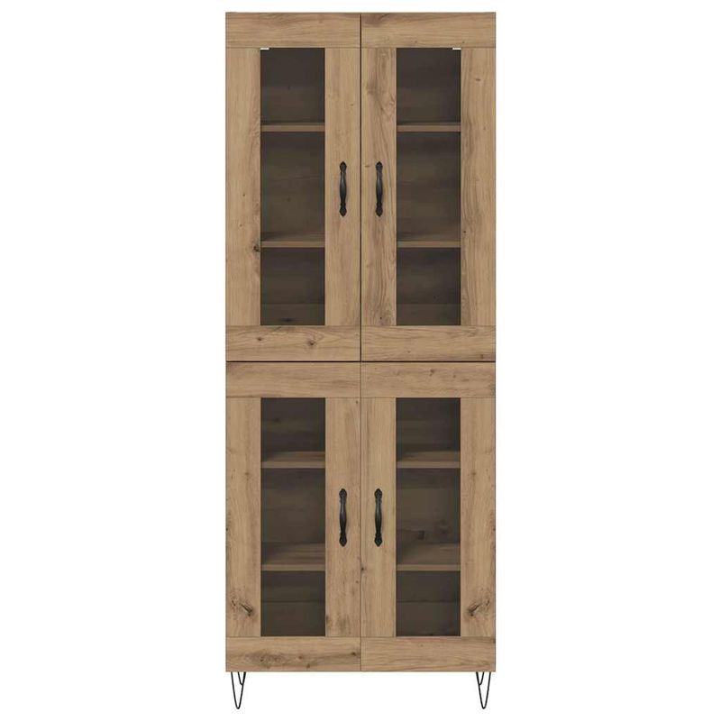 Casa si Gradina - Mobilier - Comode si corpuri - Corpuri bucatarie - Bufet Stejar Artizanal 69,5 x 34 x 180 cm Lemn compozit - Infinity.ro