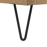 Casa si Gradina - Mobilier - Comode si corpuri - Corpuri bucatarie - Bufet Stejar Artizanal 69,5 x 34 x 180 cm Lemn compozit - Infinity.ro