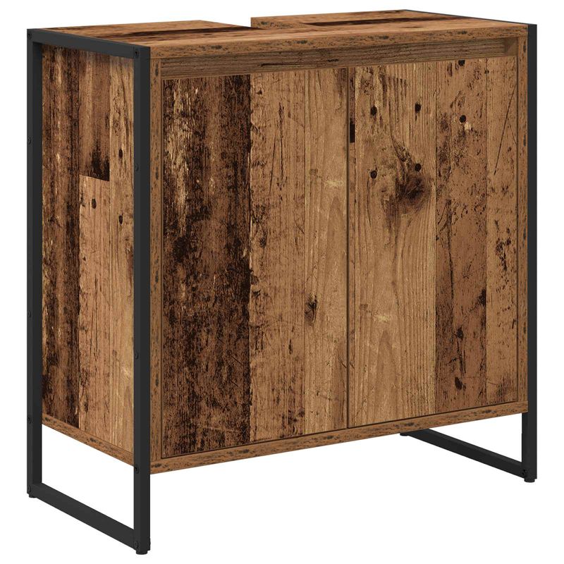 Casa si Gradina - Mobilier - Mobilier baie - Corpuri baie - Set de mobilier pentru baie cu sertar Lemn vechi Lemn compozit - Infinity.ro
