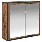 Casa si Gradina - Mobilier - Mobilier baie - Corpuri baie - Set de mobilier pentru baie cu sertar Lemn vechi Lemn compozit - Infinity.ro