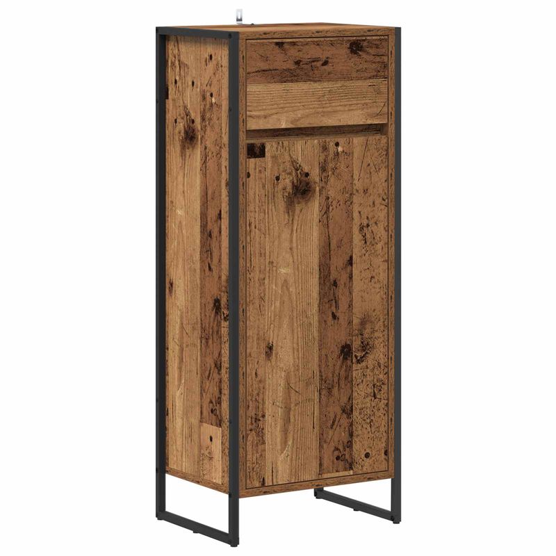 Casa si Gradina - Mobilier - Mobilier baie - Corpuri baie - Set de mobilier pentru baie cu sertar Lemn vechi Lemn compozit - Infinity.ro