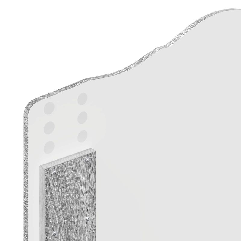 Casa si Gradina - Mobilier - Paturi si accesorii - Paturi - Cadru de pat cu headboard Gri Sonoma 90 x 190 cm Lemn compozit - Infinity.ro