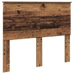 Casa si Gradina - Mobilier - Paturi si accesorii - Paturi - Cadru de pat cu headboard Lemn vechi 120 x 190 cm Lemn compozit - Infinity.ro