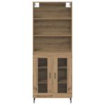 Casa si Gradina - Mobilier - Comode si corpuri - Corpuri bucatarie - Bufet Stejar Artizanal 69,5 x 34 x 180 cm - Infinity.ro