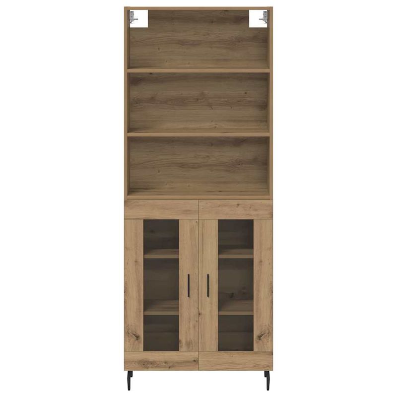 Casa si Gradina - Mobilier - Comode si corpuri - Corpuri bucatarie - Bufet Stejar Artizanal 69,5 x 34 x 180 cm - Infinity.ro
