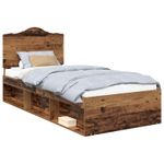 Casa si Gradina - Mobilier - Paturi si accesorii - Paturi - Cadru de pat Lemn vechi 100 x 200 cm Lemn de pin masiv - Infinity.ro