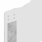 Casa si Gradina - Mobilier - Paturi si accesorii - Paturi - Cadru de pat Gri Concret 75 x 190 cm Lemn de pin masiv - Infinity.ro