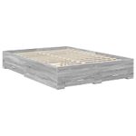 Casa si Gradina - Mobilier - Paturi si accesorii - Paturi - Cadru de pat cu headboard Gri Sonoma 140 x 200 cm Lemn compozit - Infinity.ro