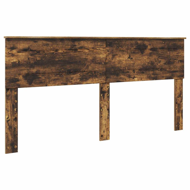 Casa si Gradina - Mobilier - Paturi si accesorii - Paturi - Pat cu storage Stejar fumuriu 180 x 200 cm Lemn compozit - Infinity.ro