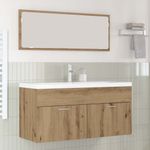 Casa si Gradina - Mobilier - Mobilier baie - Comode baie - Dulap de Baie Stejar Artizanal 100 x 38,5 x 46 cm Lemn compozit - Infinity.ro