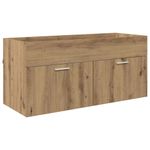 Casa si Gradina - Mobilier - Mobilier baie - Comode baie - Dulap de Baie Stejar Artizanal 100 x 38,5 x 46 cm Lemn compozit - Infinity.ro