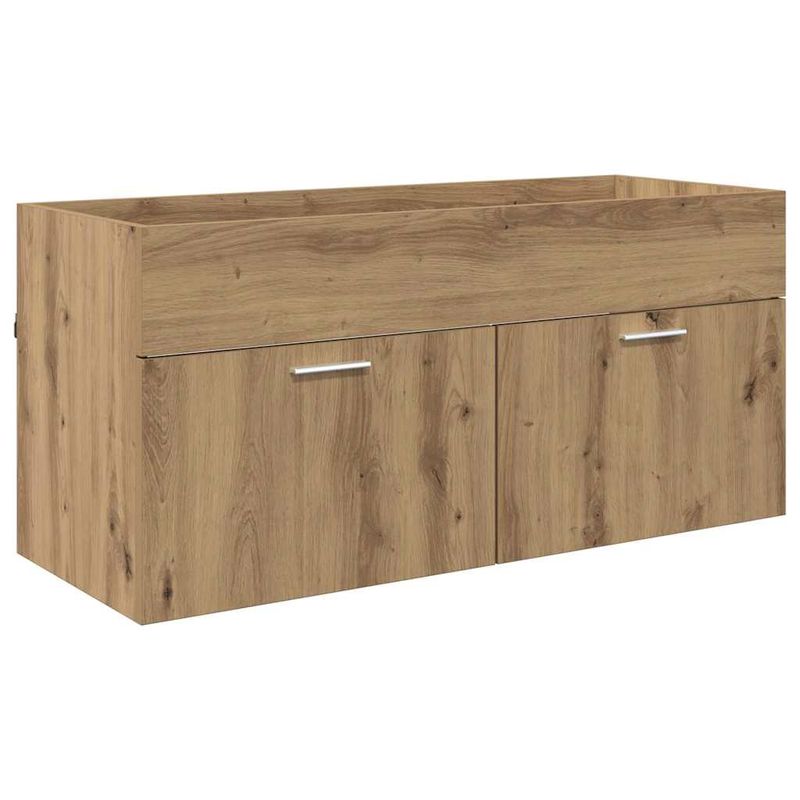 Casa si Gradina - Mobilier - Mobilier baie - Comode baie - Dulap de Baie Stejar Artizanal 100 x 38,5 x 46 cm Lemn compozit - Infinity.ro