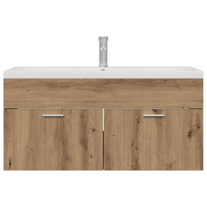 Casa si Gradina - Mobilier - Mobilier baie - Comode baie - Dulap de Baie Stejar Artizanal 100 x 38,5 x 46 cm Lemn compozit - Infinity.ro