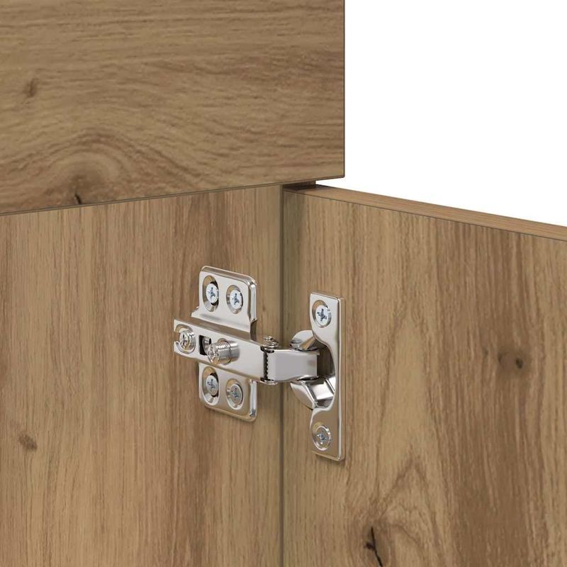 Casa si Gradina - Mobilier - Mobilier baie - Comode baie - Dulap de Baie Stejar Artizanal 100 x 38,5 x 46 cm Lemn compozit - Infinity.ro
