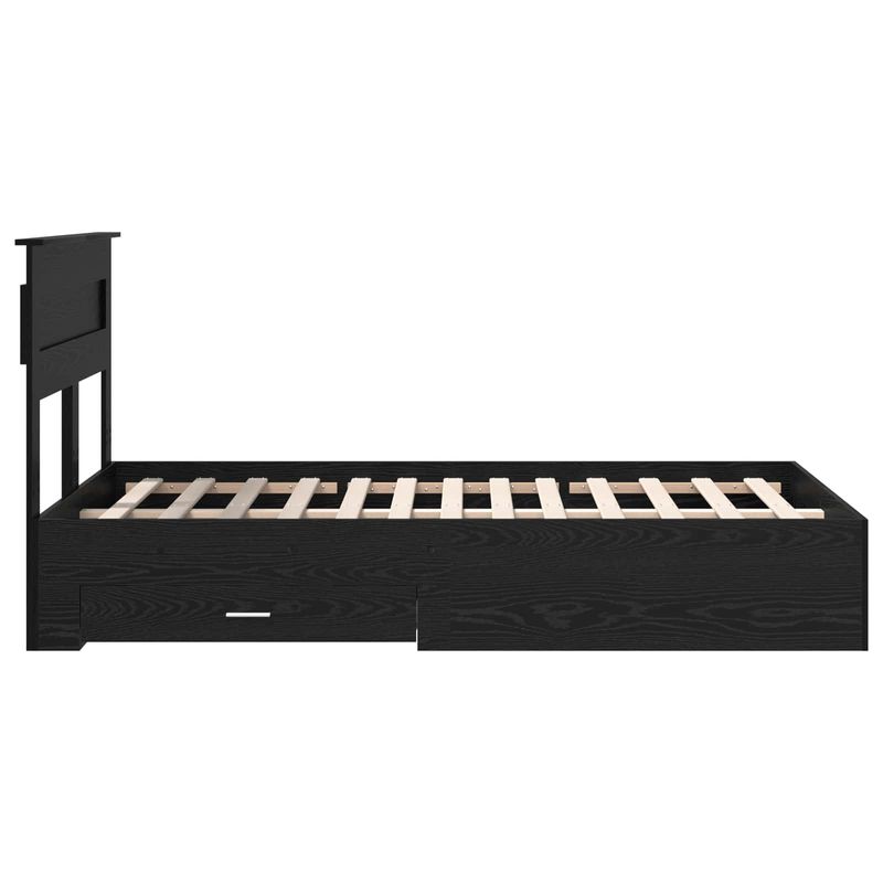 Casa si Gradina - Mobilier - Paturi si accesorii - Paturi - Cadru de pat cu sertar cu headboard cu depozitare Lemn compozit - Infinity.ro