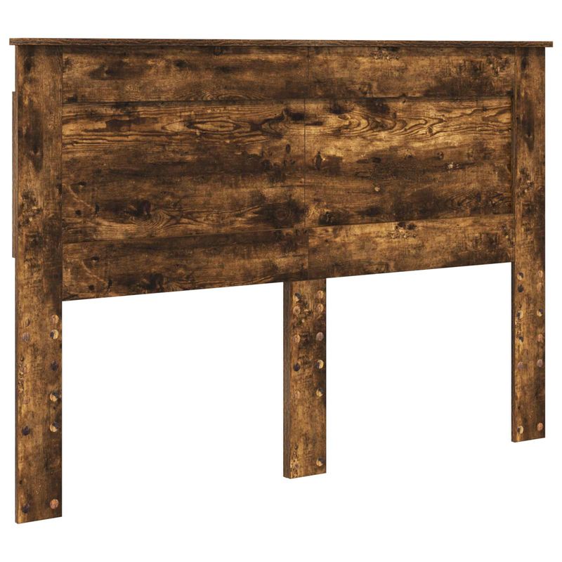 Casa si Gradina - Mobilier - Paturi si accesorii - Paturi - Pat cu storage Stejar fumuriu 160 x 200 cm Lemn compozit - Infinity.ro