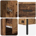 Casa si Gradina - Mobilier - Comode si corpuri - Comode - Bufet 2 pcs Lemn Vechi Lemn compozit - Infinity.ro