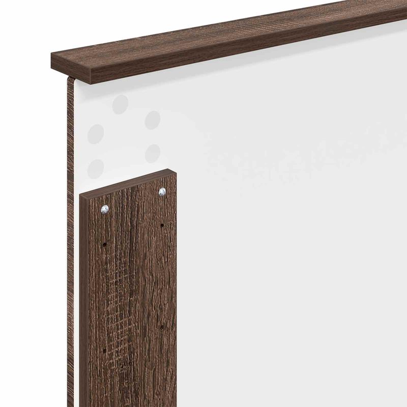 Casa si Gradina - Mobilier - Paturi si accesorii - Paturi - Cadru de pat Stejar inchis 90 x 200 cm Lemn de pin masiv - Infinity.ro