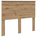Casa si Gradina - Mobilier - Paturi si accesorii - Paturi - Cadru de pat Stejar artizanal 120 x 190 cm Lemn de pin masiv - Infinity.ro