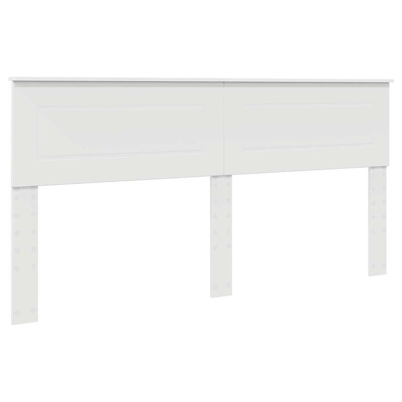 Casa si Gradina - Mobilier - Paturi si accesorii - Paturi - Pat cu storage cu headboard Alb 180 x 200 cm Lemn compozit - Infinity.ro