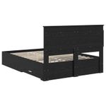 Casa si Gradina - Mobilier - Paturi si accesorii - Paturi - Cadru de pat cu sertar cu headboard cu depozitare Lemn compozit - Infinity.ro