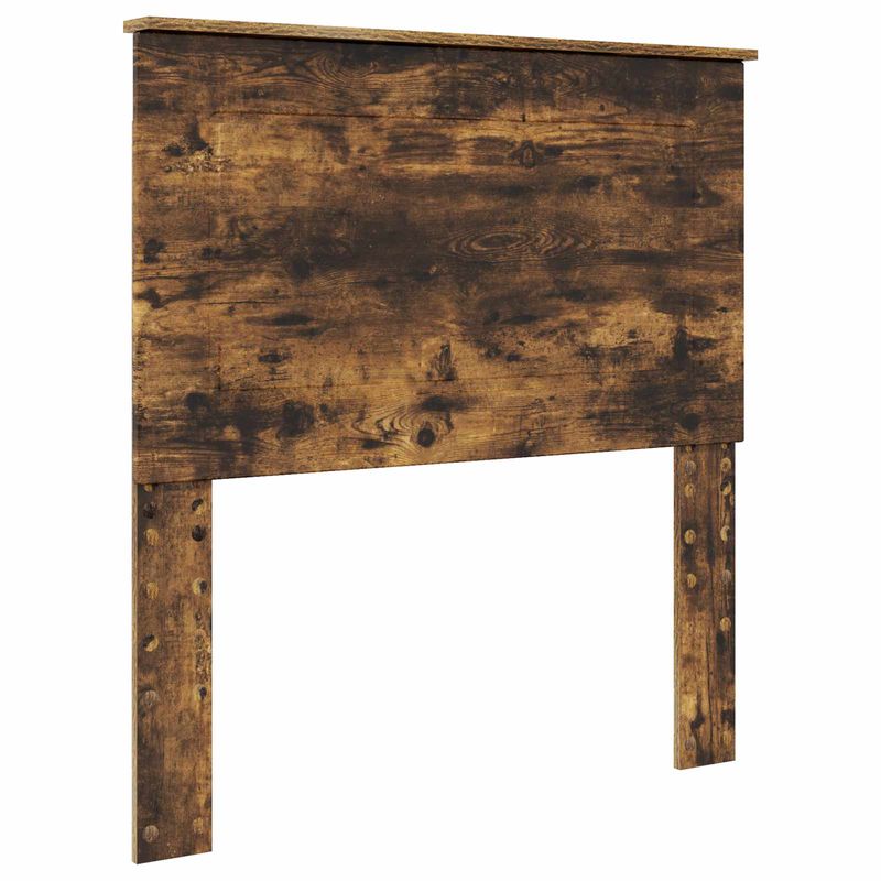 Casa si Gradina - Mobilier - Paturi si accesorii - Paturi - Cadru de pat Stejar fumuriu 100 x 200 cm Lemn de pin masiv - Infinity.ro