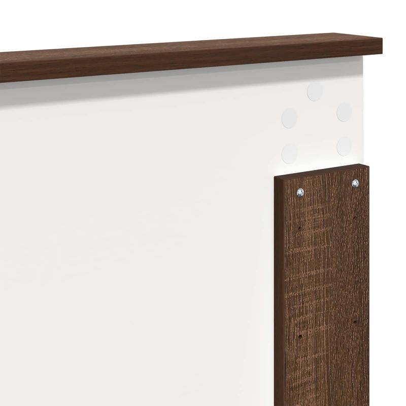 Casa si Gradina - Mobilier - Paturi si accesorii - Paturi - Cadru de pat Stejar inchis 120 x 200 cm Lemn de pin masiv - Infinity.ro