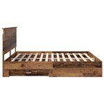 Casa si Gradina - Mobilier - Paturi si accesorii - Paturi - Cadru de pat cu headboard Lemn vechi 180 x 200 cm Lemn compozit - Infinity.ro