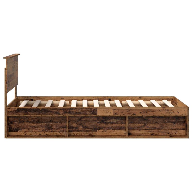 Casa si Gradina - Mobilier - Paturi si accesorii - Paturi - Cadru de pat Lemn vechi 90 x 190 cm Lemn de pin masiv - Infinity.ro