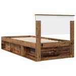 Casa si Gradina - Mobilier - Paturi si accesorii - Paturi - Cadru de pat Lemn vechi 90 x 190 cm Lemn de pin masiv - Infinity.ro